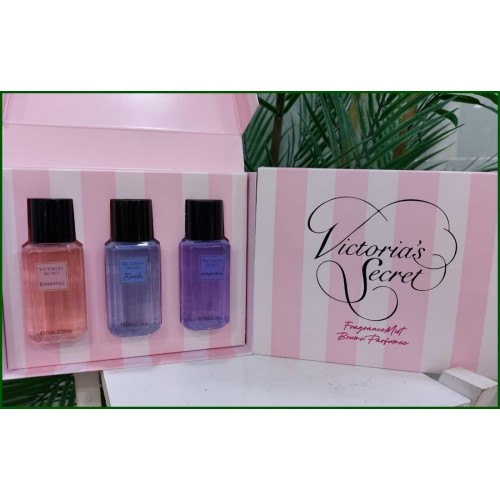 Victoria Secret Fragrance Mist Brume Bayan Body Perfume 3 x 75 ML GİFT SET