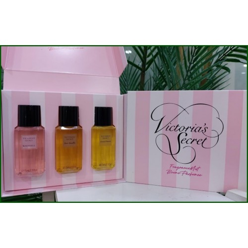 Victoria Secret Fragrance Mist Brume Bayan Body Perfume 3 x 75 ML GİFT SET