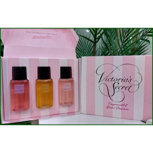 Victoria Secret Fragrance Mist Brume Bayan Body Perfume 3 x 75 ML GİFT SET
