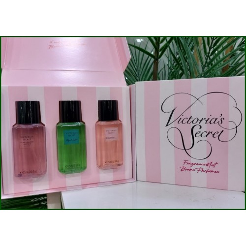 Victoria Secret Fragrance Mist Brume Bayan Body Perfume 3 x 75 ML GİFT SET