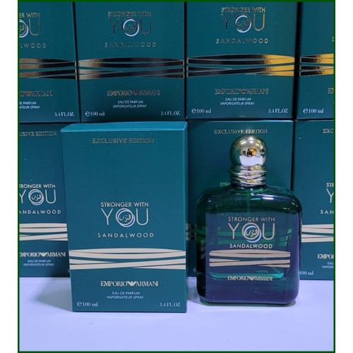 Armani Stronger With You Sandalwood Edp 100 ml Erkek ORJİNAL AMBALAJLI Parfüm