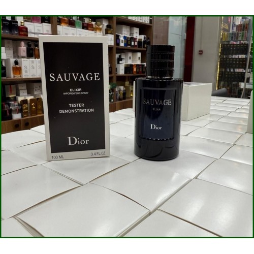 Christian Dior Sauvage ELİXİR 100 ML Büyük boy edp Erkek TESTER Parfüm