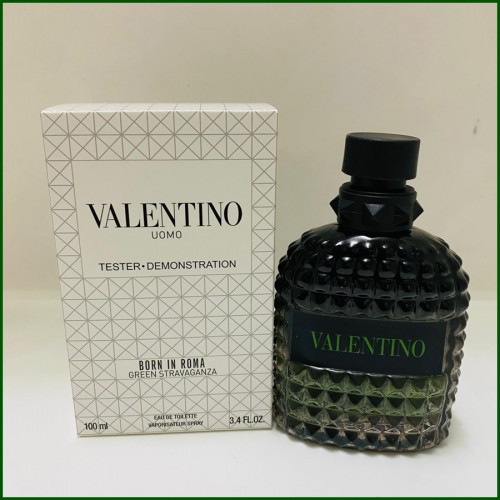Valentino Born In Roma Uomo GREEN STRAVAGANZA EDT 100 ml Erkek TESTER Parfüm