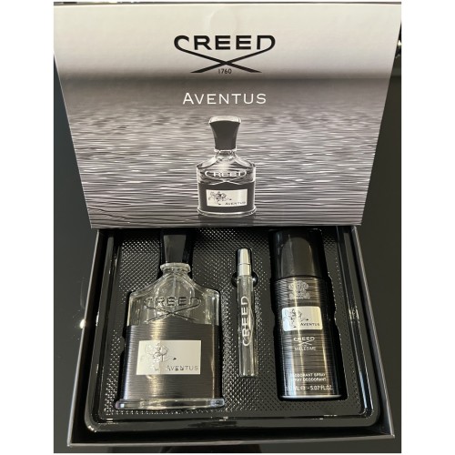 CREED Aventus for him 100 ml  Edp Erkek Parfüm & Deodorant 150 ml & Dekant 10 ml çanta boy ÖZEL GİFT SET