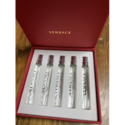 VERSACE BRİGHT CRİSTAL ÇANTA SETİ ( 5 x 7,5 ML ) Extrait Bayan Decant Canta boy Parfüm