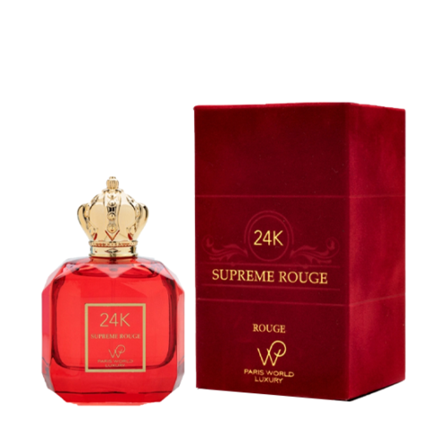 Paris World Luxury 24K Supreme Rouge 100 ml eau de parfum  ORJİNAL AMBALAJLI