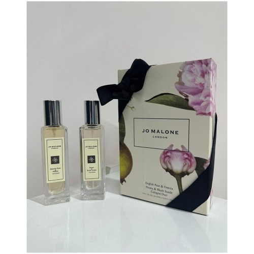 JO Malone English Pear 30 ml parfüm & Jo Malone Freesia Peony Blush Suede 30 ml parfüm Cologne Duo Twin Set  İkili set