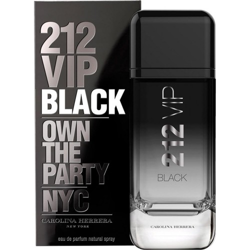 Carolina Herrera 212 Vip Black men 100 ML EDP Erkek ORJİNAL AMBALAJLI Parfüm