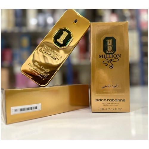 Paco Rabanne 1 Million GOLDEN OUD Parfum intense 100 ml Erkek ORJİNAL AMBALAJLI  Parfüm