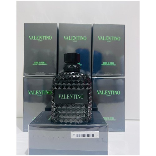 Valentino Born In Roma Uomo GREEN STRAVAGANZA EDT 100 ml Erkek ORJİNAL AMBALAJLI Parfüm