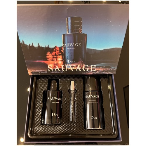 Dior Sauvage Edp 100 ml Erkek Parfüm & Deodorant 150 ml & Dekant 10 ml çanta boy ÖZEL GİFT SET