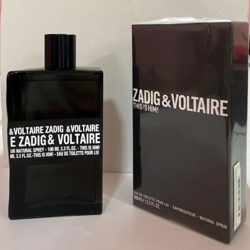 Zadig & Voltaire This Is Him! black EDT 100 ML Erkek ORJİNAL KUTULU  Parfüm