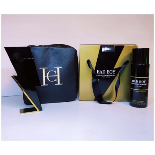 Carolina Herrera Bad Boy Edt 100 ml Erkek Parfüm &  200 ml Deodorant GİFT SET