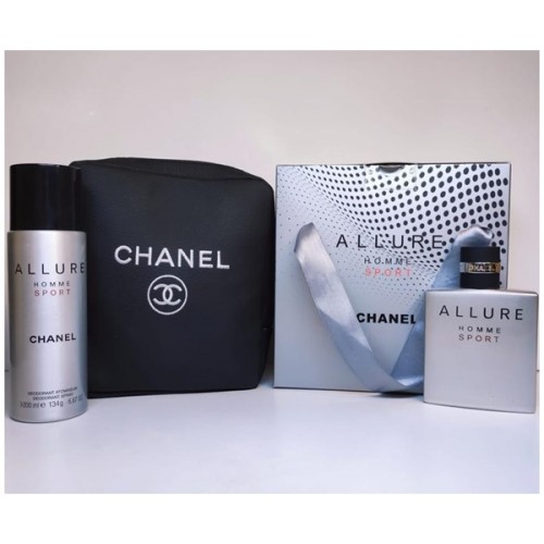 Chanel Allure Homme Sport 100 ml Erkek Parfüm &  200 ml Deodorant GİFT SET