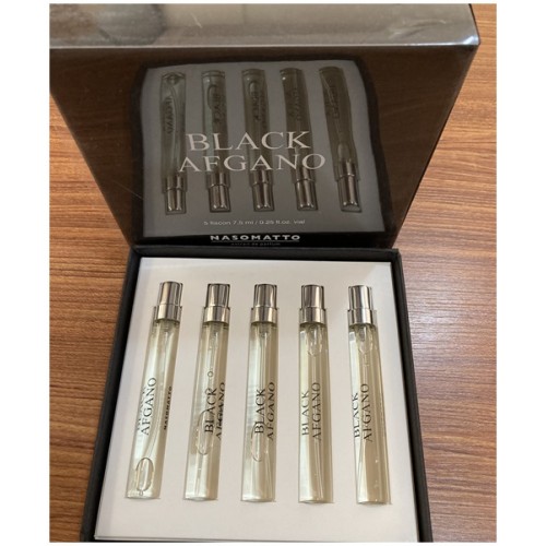 NASOMATTO BLACK AFGANO EXTRAİT ( 5 x 7,5 ML ) Decant Boy parfüm