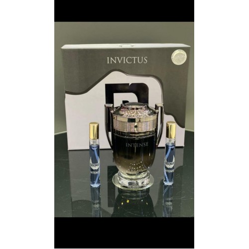 Paco Robanne  Invictus İntense 100 ml edt Erkek Parfüm & 2 x 8 ml Decant çanta boy parfüm