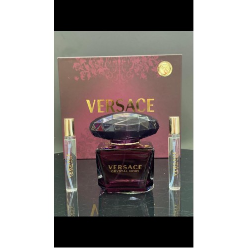 Versace Cristal Noir Edt 90 ml Bayan Parfüm & 2 x 20 ml Decant çanta boy parfüm